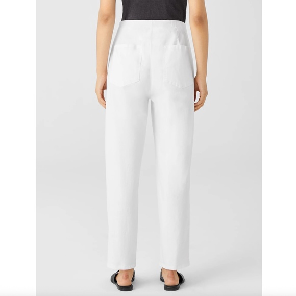 Eileen Fisher Organic Cotton Denim Tapered Pant - Picture 3 of 7